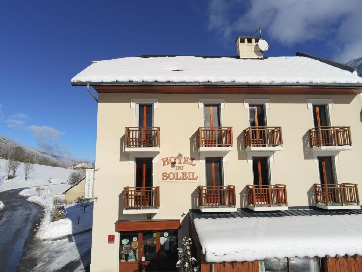 Hôtel du Soleil Aillon-le-Jeune Eksteriør billede
