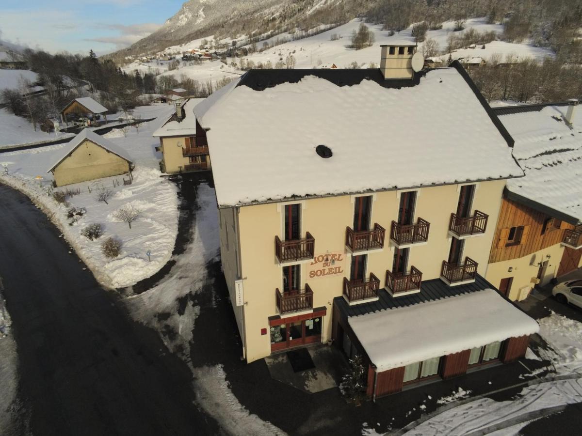 Hôtel du Soleil Aillon-le-Jeune Eksteriør billede