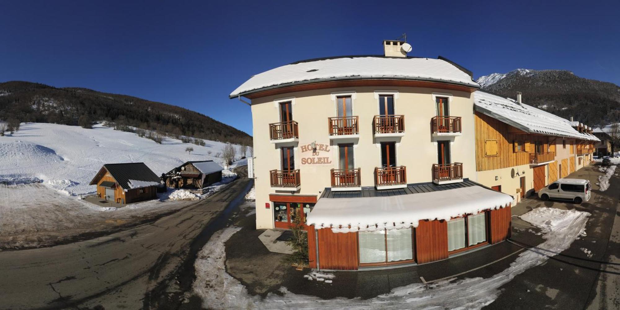Hôtel du Soleil Aillon-le-Jeune Eksteriør billede
